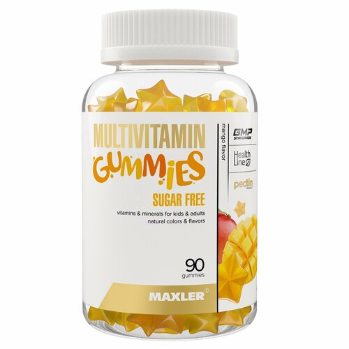 Multivitamin Gummies Sugar Free 90 жев. табл (Maxler) Манго фото