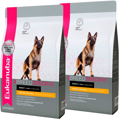 EUKANUBA GERMAN SHEPHERD для взрослых собак немецкая овчарка (10 + 10 кг) фото