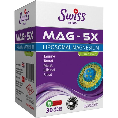 Липосомальный магний Mag 5X Liposomal Magnesium фото