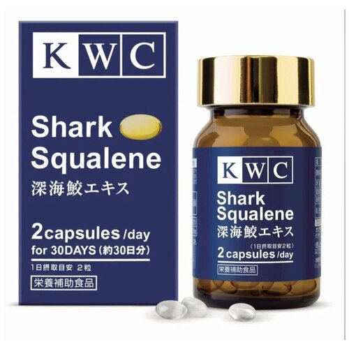 фото KWC Shark Squalene капс., 150 г, 60 шт., купить за 5320 руб онлайн