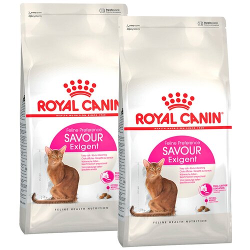 ROYAL CANIN SAVOR EXIGENT для привередливых взрослых кошек (0,2 + 0,2 кг) фото