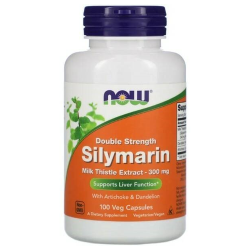 NOW Silymarin Milk Thistle 300 mg, 100 капс. фото