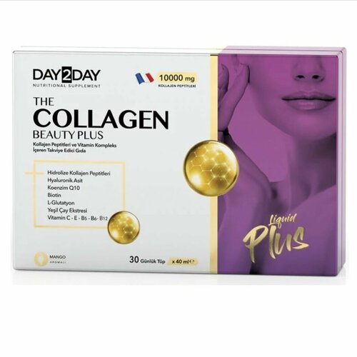 Day2Day The Collagen Beauty Plus, 30 туб. Коллаген пептид коктейль. Турция фото