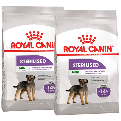 Сухой корм ROYAL CANIN MINI STERILISED ADULT для кастрированных и стерилизованных взрослых собак маленьких пород (3 + 3 кг) фото