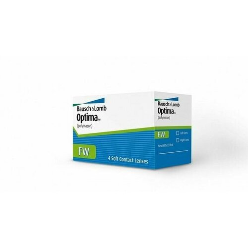 Контактные линзы Bausch & Lomb Optima FW, 4 шт., R 8,7, D -5,5 фото