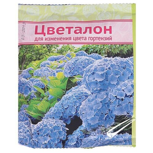 Удобрение Ваше хозяйство Цветалон для изменения цвета гортензий, 0.1 л, 100 г, 1 уп. фото