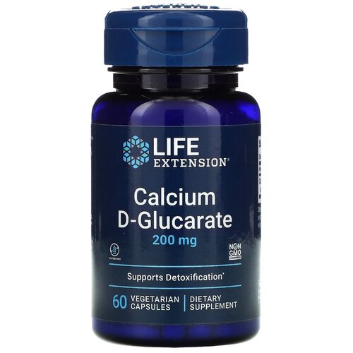 Life Extension Calcium D-Glucarate 60 капсул фото