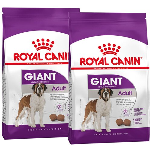 ROYAL CANIN GIANT ADULT для взрослых собак крупных пород (4 + 4 кг) фото