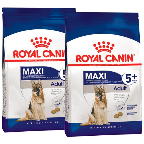 ROYAL CANIN MAXI ADULT 5+ для пожилых собак крупных пород старше 5 лет (4 + 4 кг) фото