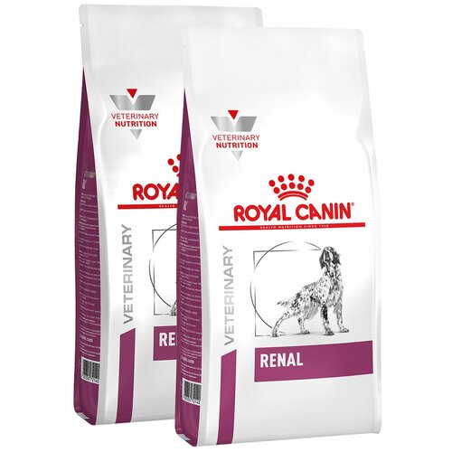 Сухой корм ROYAL CANIN RENAL RF14 для взрослых собак при хронической почечной недостаточности (2 кг + 2 кг) фото