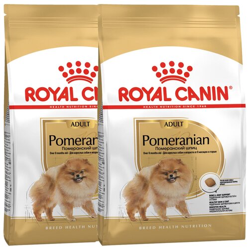 ROYAL CANIN POMERANIAN ADULT для взрослых собак померанский шпиц (1,5 + 1,5 кг) фото