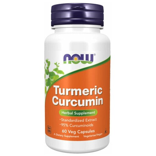 NOW Curcumin Extract 95% 665 mg 60 caps / Нау Куркумин Экстракт 95% 665 мг 60 капс фото