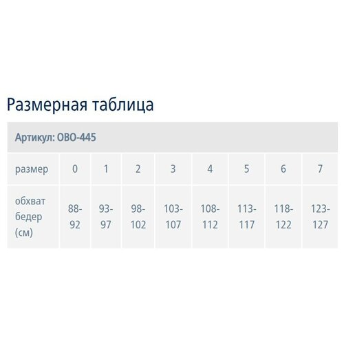 Экотен Бандаж абдоминальный ОВО-445, размер 0, высота 30 см, длина 30 см, бежевый фото