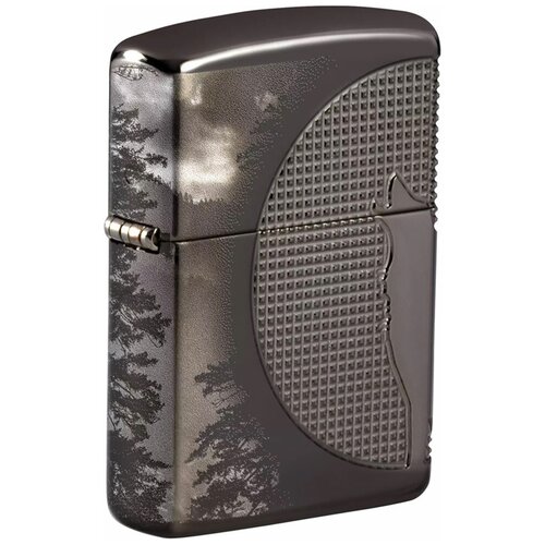 Зажигалка Zippo 49353 бензиновая Armor High Polish Black Ice фото