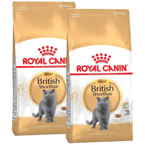 ROYAL CANIN BRITISH SHORTHAIR ADULT для взрослых британских короткошерстных кошек (2 + 2 кг) фото