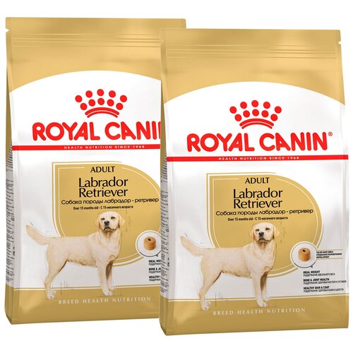 Сухой корм ROYAL CANIN LABRADOR RETRIEVER ADULT для взрослых собак лабрадор ретривер (12 + 12 кг) фото