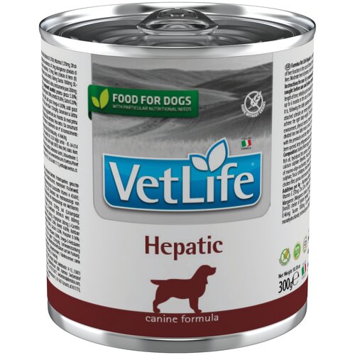 Влажный корм для собак Farmina Vet Life Canine Hepatic при заболевании печени 1 уп. х 6 шт. х 300 г фото