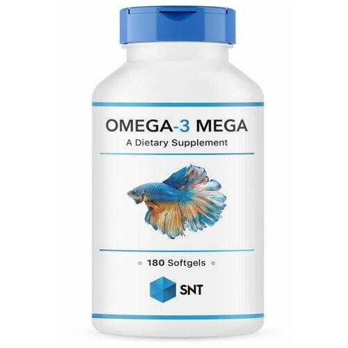 Swiss Nutrition Technology SNT Omega-3 Mega 330/220 softgels 180 капсул фото