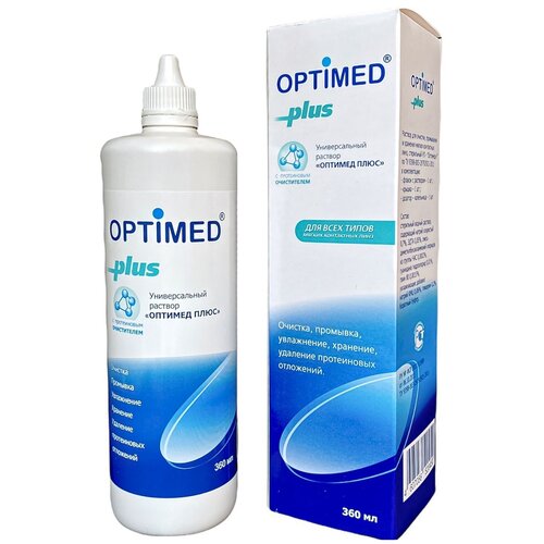 Раствор Optimed Plus, 360 мл, 1 шт. фото