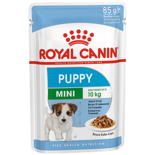 Влажный корм для щенков Royal Canin при чувствительном пищеварении 1 уп. х 1 шт. х 85 г (для мелких и карликовых пород) фото