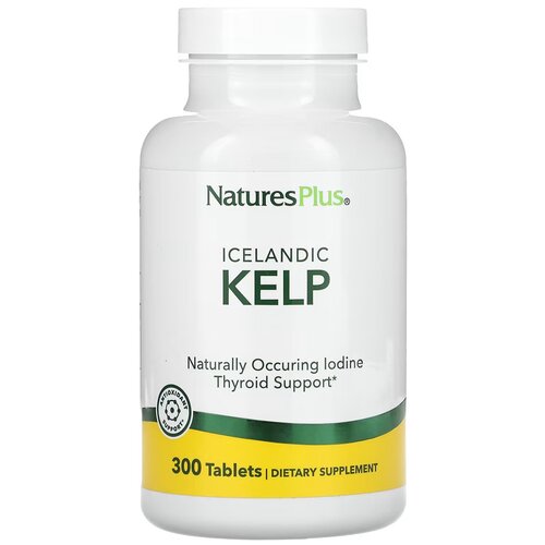 NaturesPlus, Icelandic Kelp, исландские бурые водоросли, 300 таблеток фото