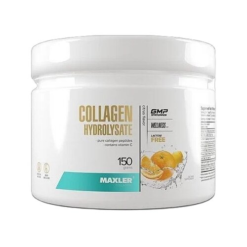 Maxler Collagen Hydrolysate пор., 150 г, апельсин и лимон фото