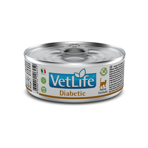 Влажный Корм для кошек Farmina Vet Life Diabetic при сахарном диабете 12 шт. х 85 г (паштет) фото