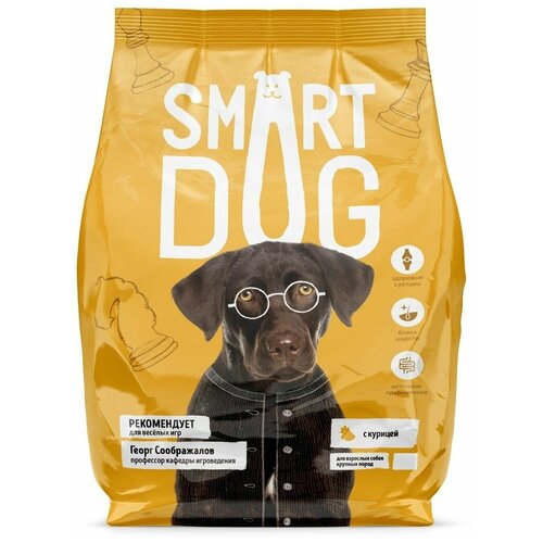 Сухой корм для собак Smart Dog курица 1 уп. х 1 шт. х 12000 г фото