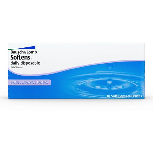 Контактные линзы Bausch & Lomb Soflens Daily Disposable, 30 шт., R 8,6, D -1,5 фото