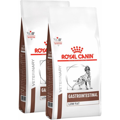 ROYAL CANIN GASTRO INTESTINAL LOW FAT LF22 для взрослых собак при заболеваниях ЖКТ с пониженным содержанием жиров (12 + 12 кг) фото