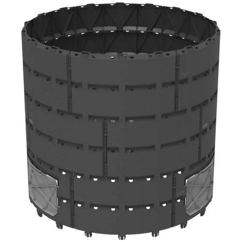 Компостер Альт-Пласт агроном премиум (1200 л) черный 1 шт. 117 см 117 см 111 см 1200 л 11.28 кг фото