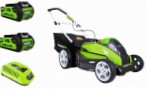 lawn mower Greenworks 2500107vc G-MAX 40V G40LM45K2X Photo and description